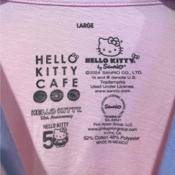 Sanrio Hello Kitty cafe 50th anniversary t shirt - Picture 5 of 6